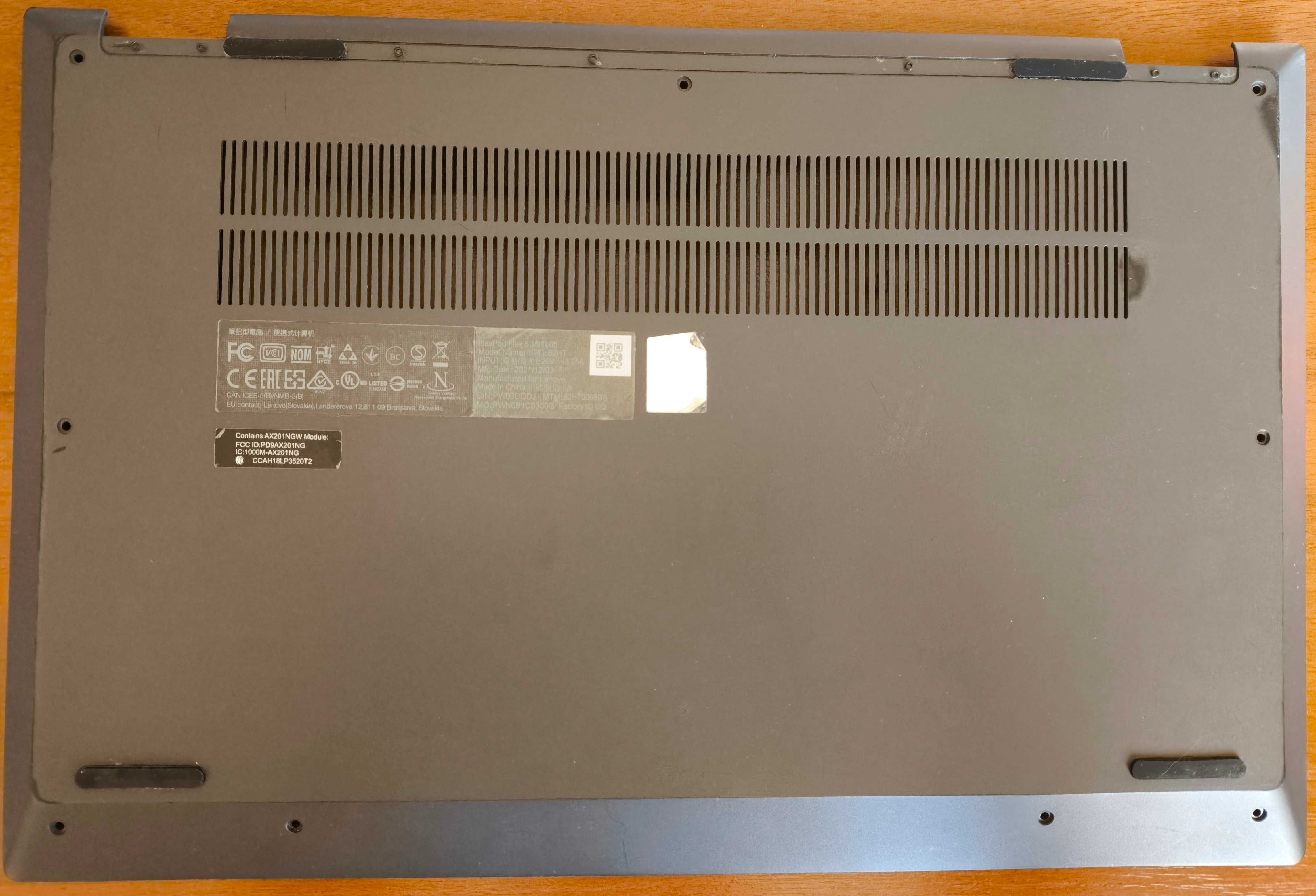 Разборка Lenovo FLEX 5 (i7-10gen, i7-11gen)
