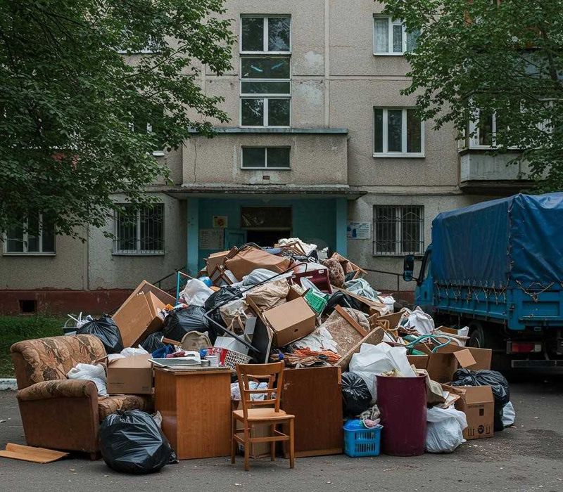 Вывоз мусора, хлама, старой мебели, строймусора в Днепре. Грузчики