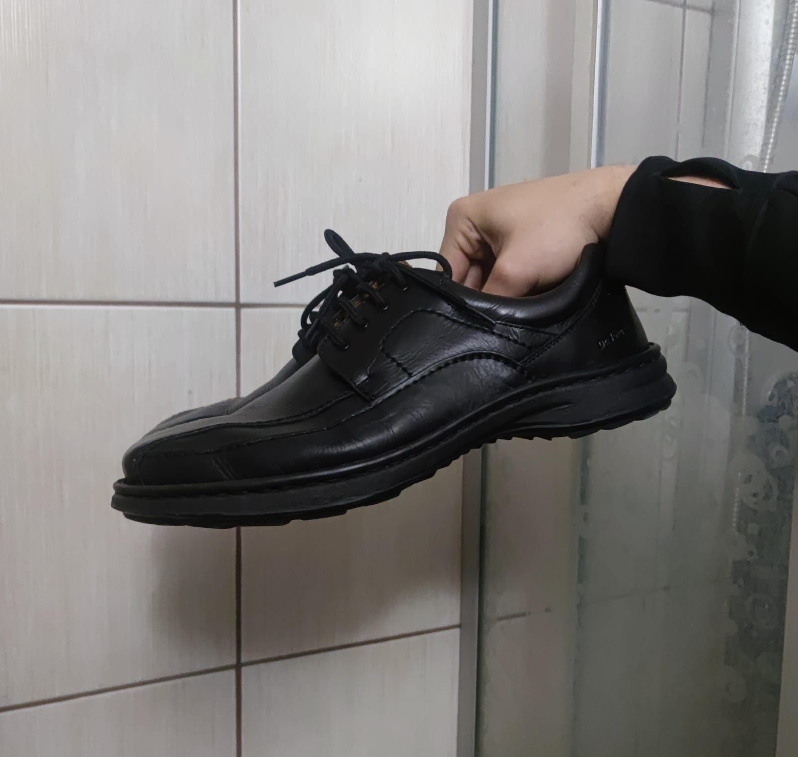 buty męskie 45 unisex eleganckie Dr. Jurgen skórzane czarne wizytowe g