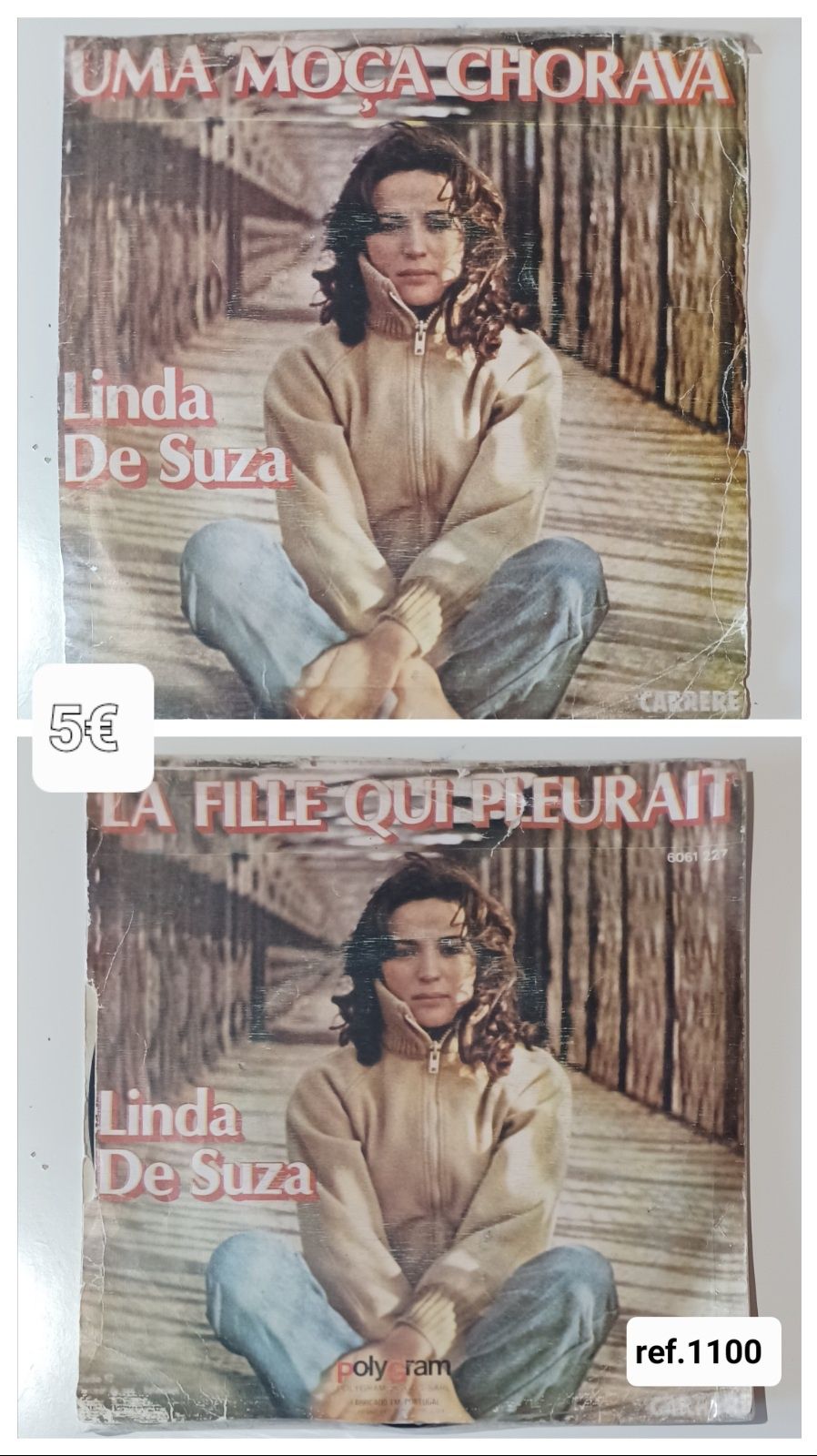 Vinil Linda de Suza - Uma moça chorava