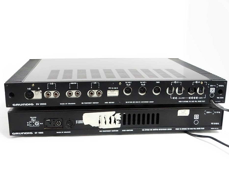 Zestaw wzmacniacz Grundig SV 2000 + tuner radiowy Grundig ST 1500