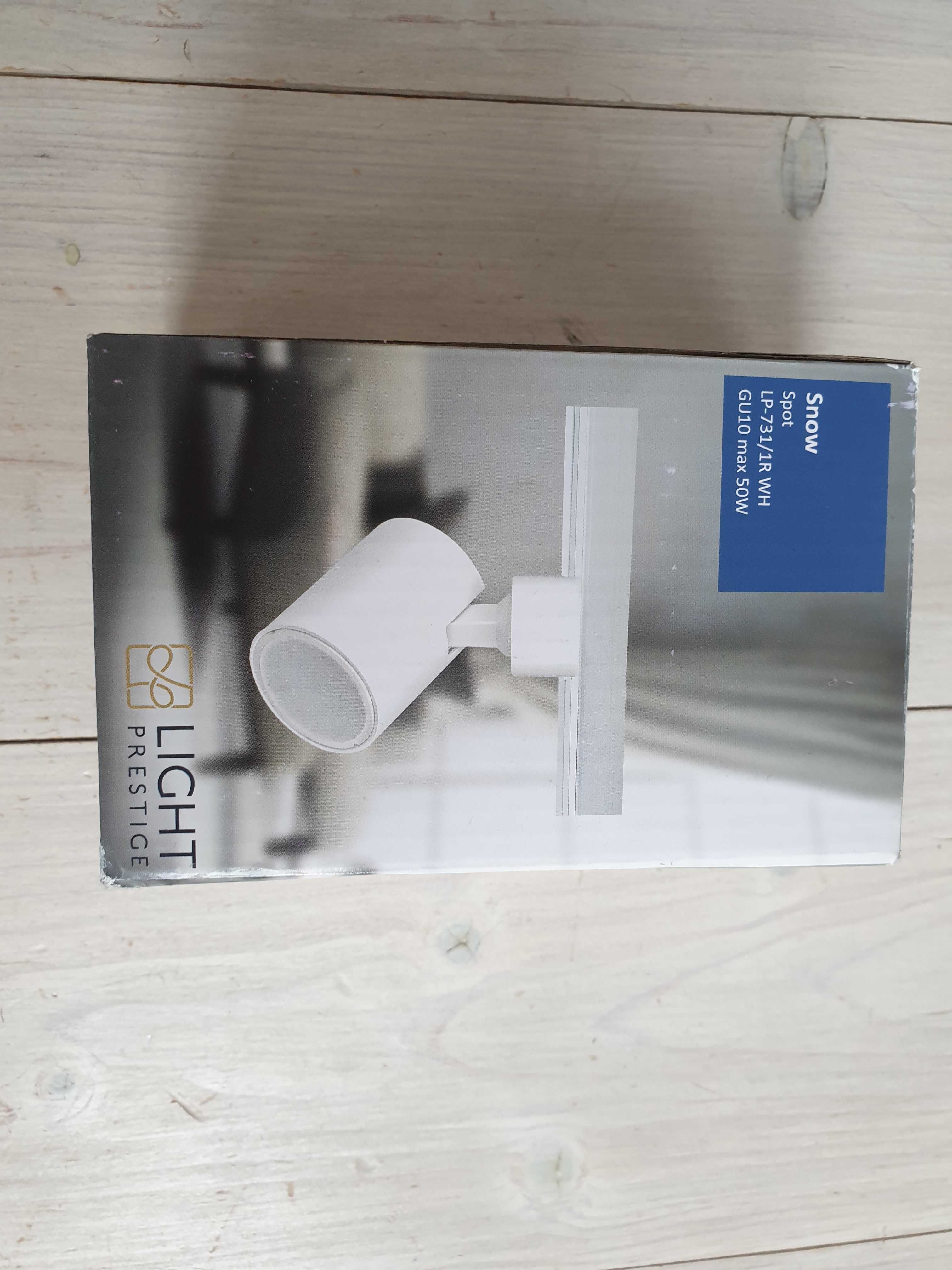 Biała lampka lampa spot Light Prestige listwa oświetleniowa