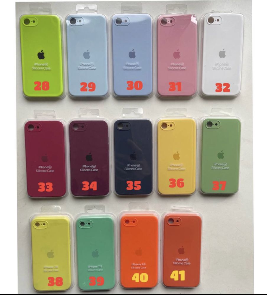 Чехол на айфон 7,8 с квадратными бортиками на айфон 7,8 full cover