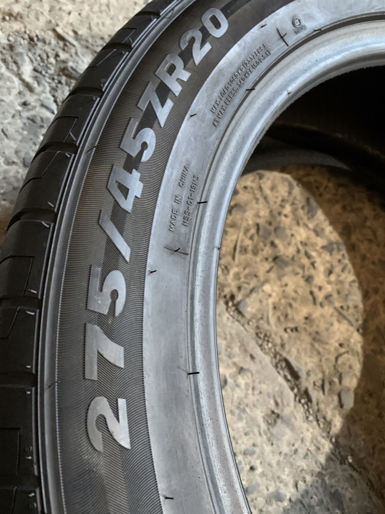 (4шт) 275/45R20 Tracmax X-privilo RS01+ (2020рік) літні шини