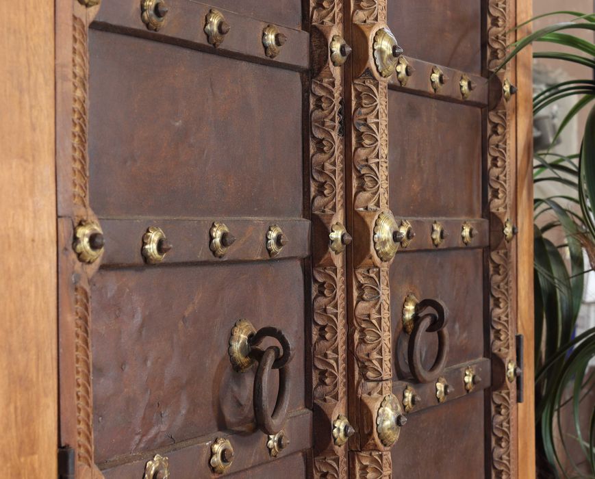 Szafa antyczna indyjska 188x45x100cm BLACK FRIDAY!