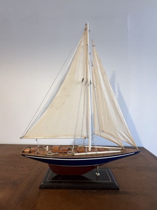 Barco decorativo em madeira - 65 x 50 cm