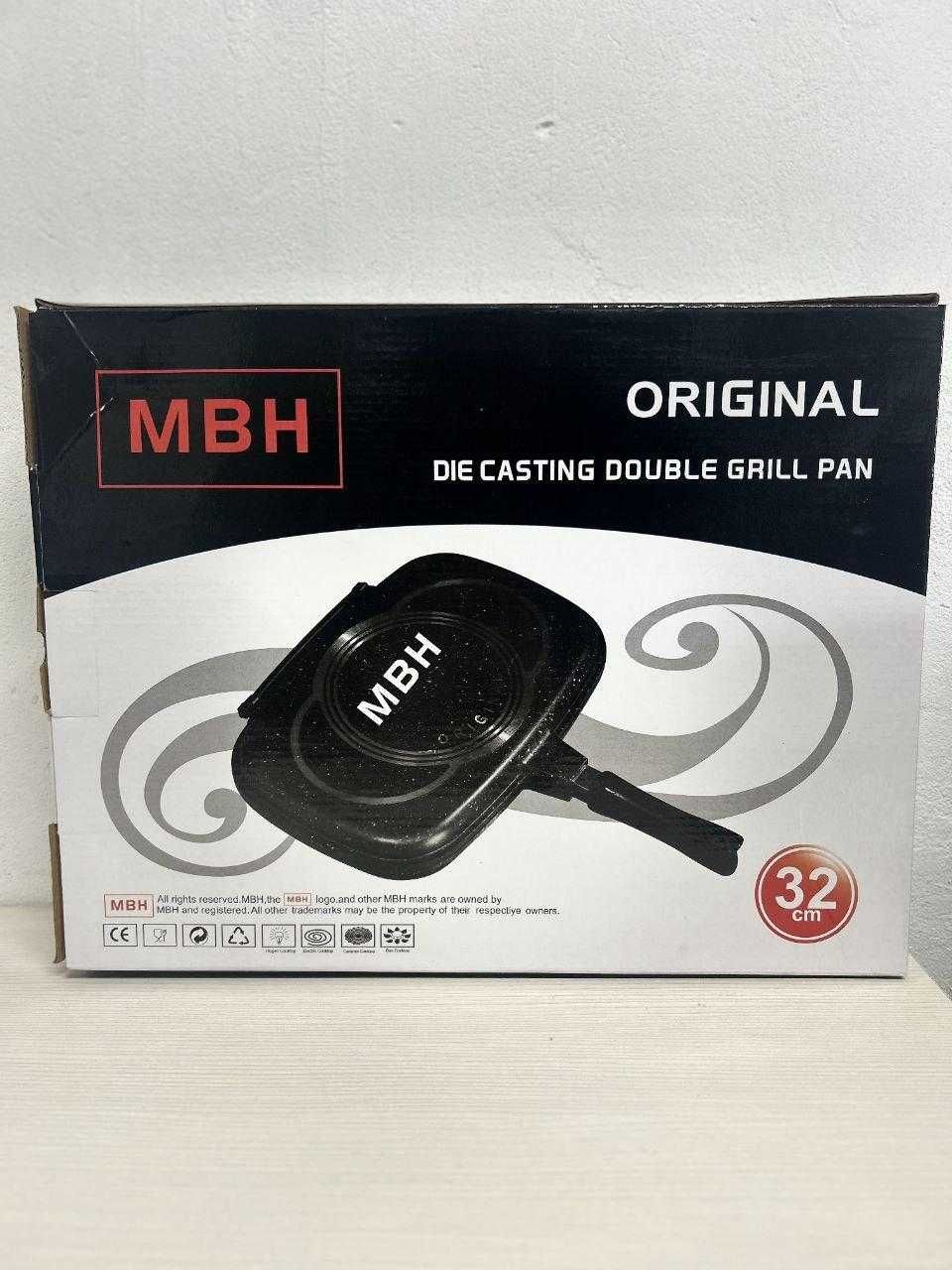 Двойная сковорода-гриль Double Grill Pan 32 см.