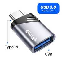 Адаптер Elough USB/ Type-C USB 3.0 А Silver