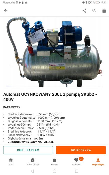 Hydrofor z firmy wimest