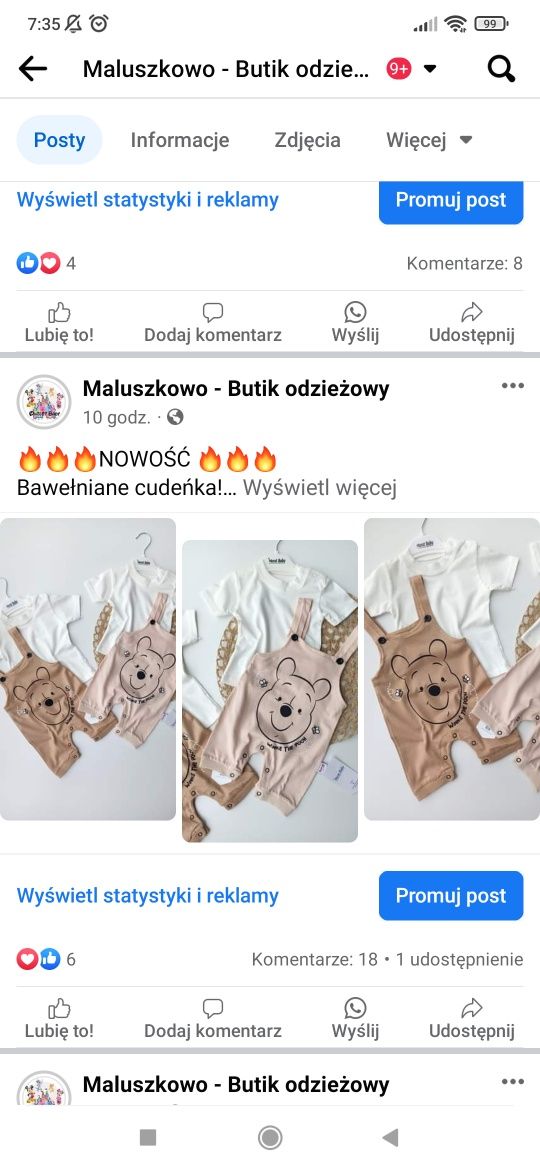 Komplet niemowlęcy