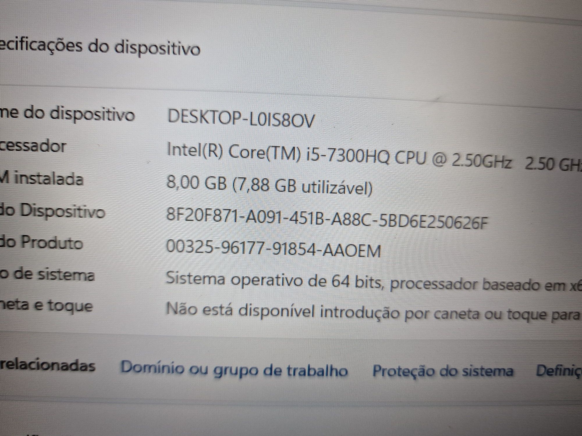 Portátil Gaming HP Omen i5 8GB + Hdd + SSD Garantia