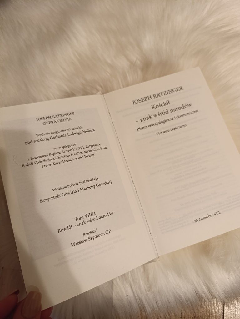 Joseph Ratzinger OPERA OMNIA Kościół - znak wśród narodów VIII/1