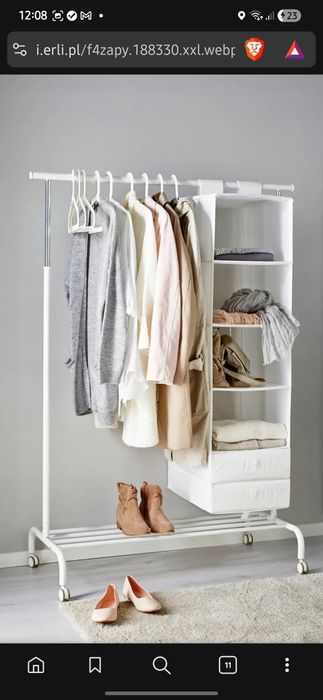 Stojak na ubrania IKEA Rigge - kilka sztuk