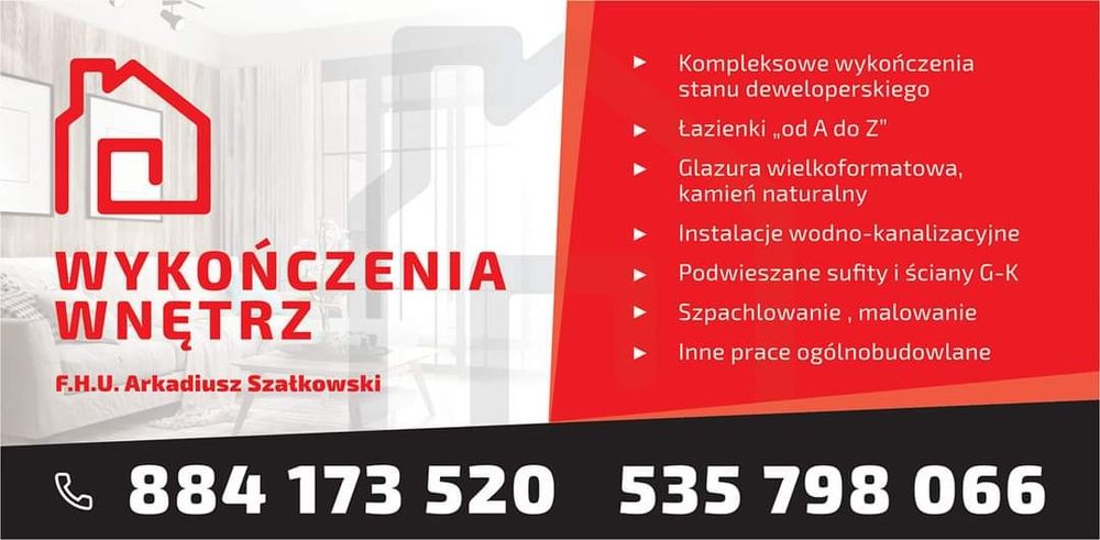 Wykończenia wnętrz