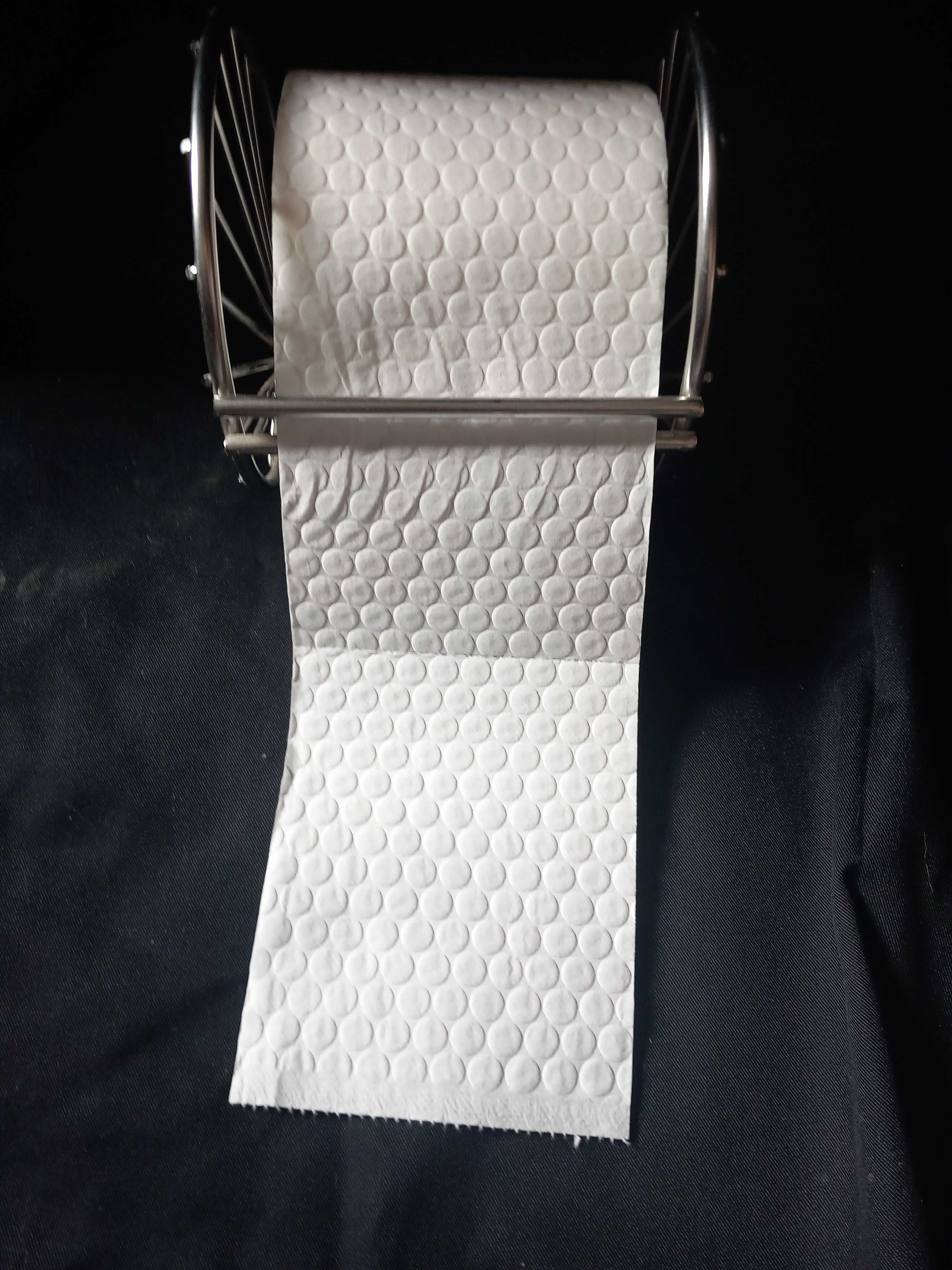 Suporte de papel higiénico em aço inox