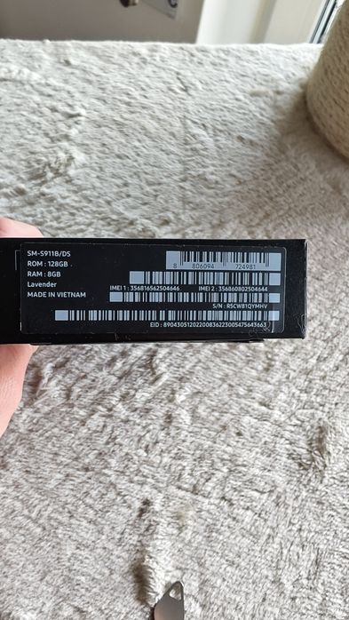 Samsung Galaxy S23 SM-S911B 8/128GB lavender