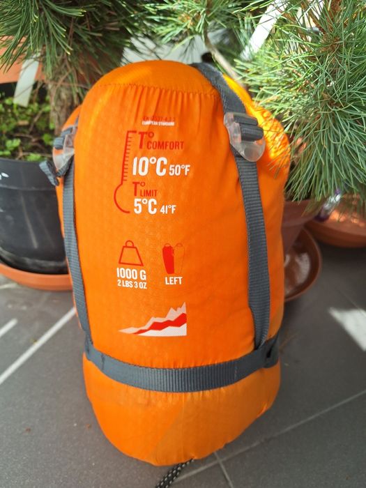 Śpiwór 5+10C Quechua Forclaz 10 Light rozmiar L 185cm