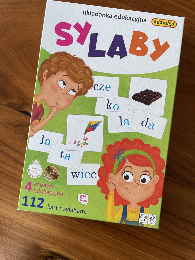 Gra edukacyjna do nauki czytania SYLABY