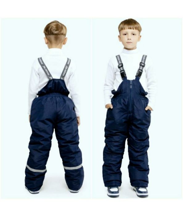 Очень тёплый влагозащитный полукомбинезон, 8-9лет, 134см, jie. Relmo