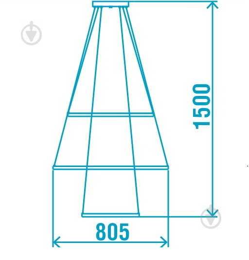 Люстра світлодіодна Victoria Lighting 100 Вт  Space/SP3 під ремонт
