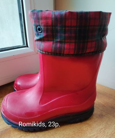 Фірмові резинові чоботи Romikids
