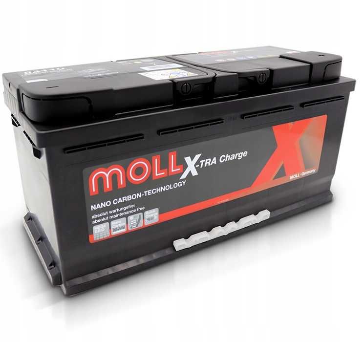 Akumulator niemiecki Moll 110Ah 900A X-tra Charge   3 lata gwarancji