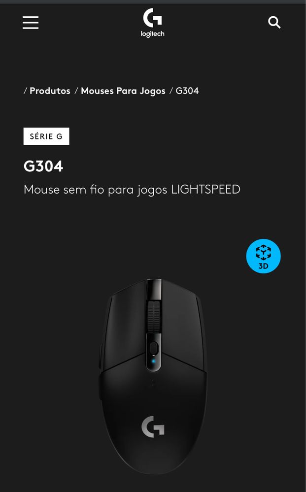 !GRANDE OPORTUNIDADE! - Logitech G304 LIGHTSPEED Gaming Mouse - Novo