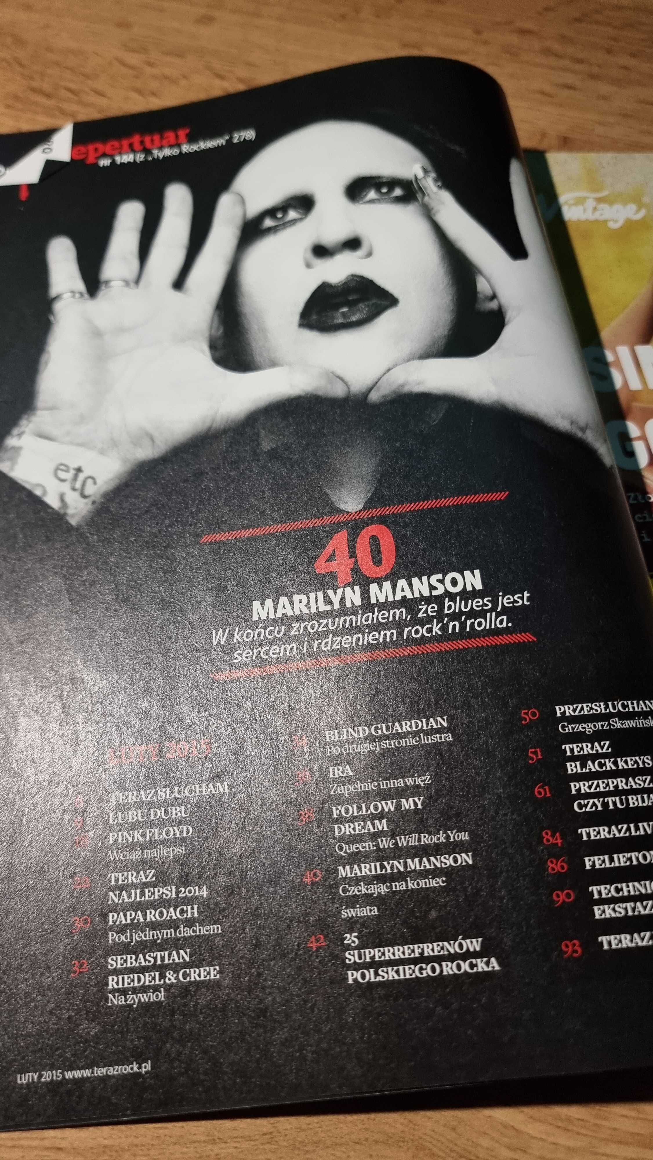 Teraz Rock (144) 2/2015 - Pink Floyd, The Black Keys, Marilyn Manson