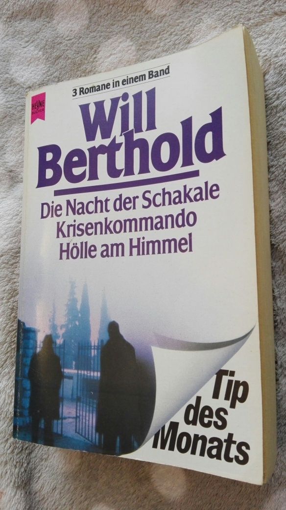 3 powieści W. Berthold, se, Die Nacht der Schakale, Krisenkommando, Hö