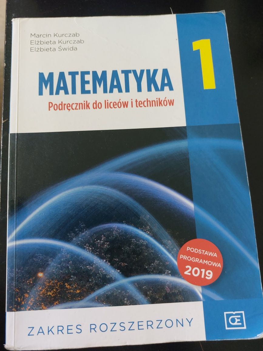 Matematyka 1 rozszerzony Kurczab Kurczab Świda oficyna edukacyjna