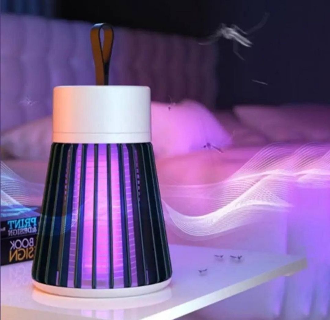 Електрична Лампа пастка від комарів і мух Фумігатор Знищувач від комах