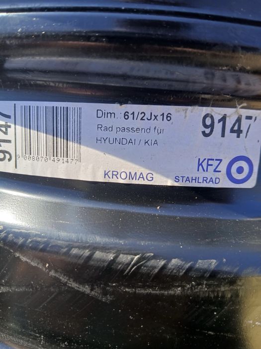 Felgi 4 sztuki KROMAG 16 cali