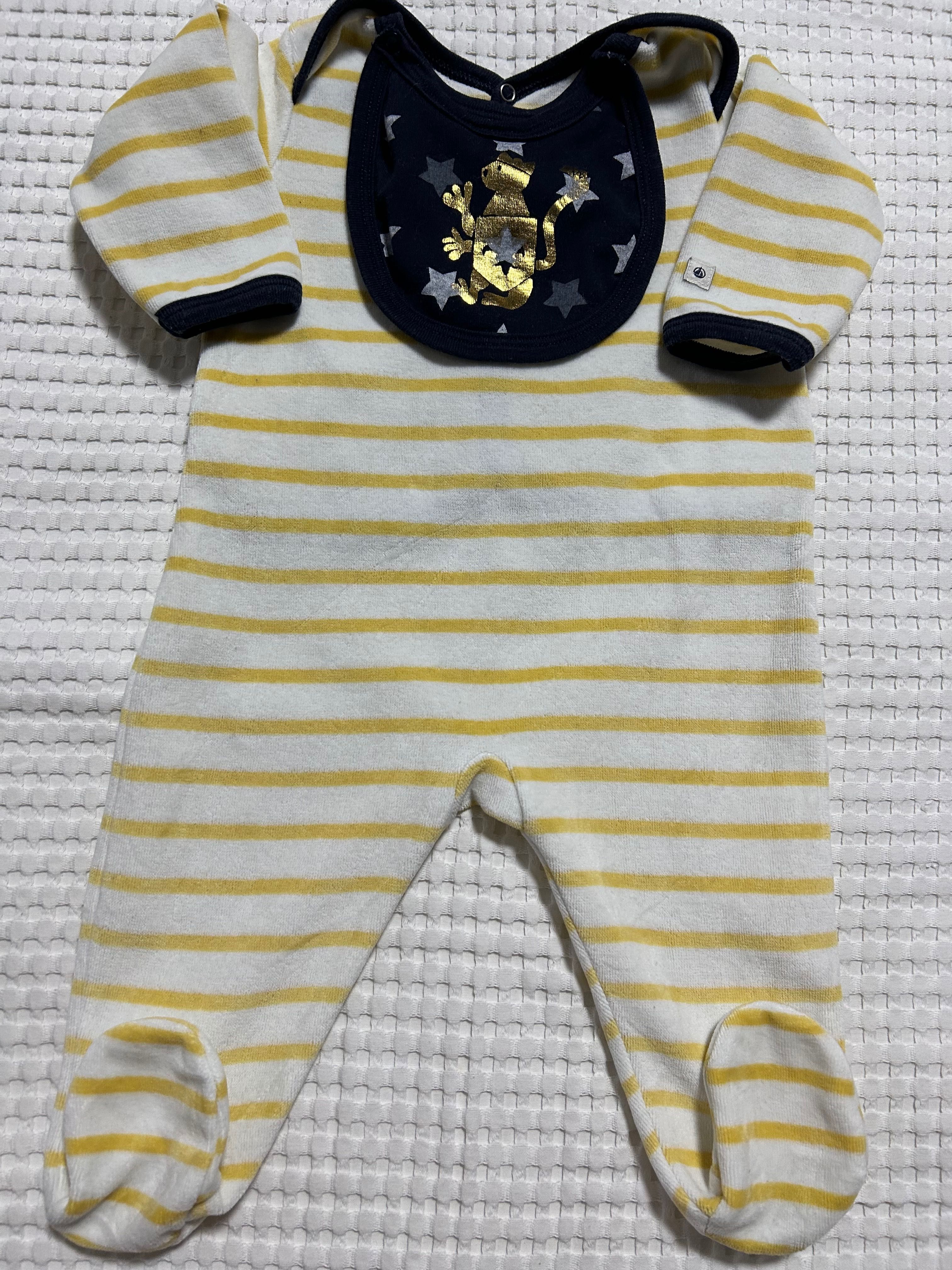 Ciepłe śpioszki / pajacyk Petit Bateau