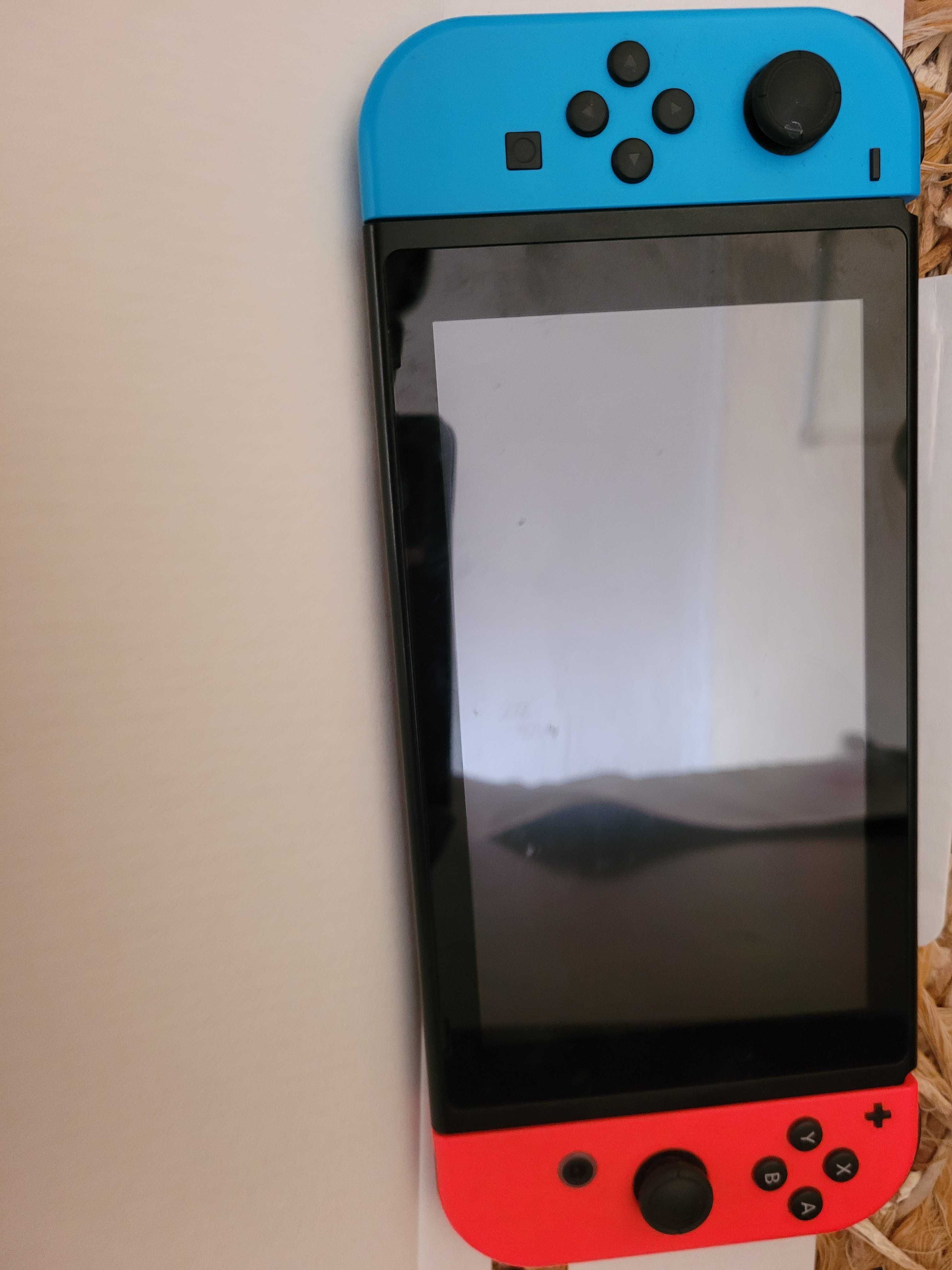 Nintendo switch com 3 jogos