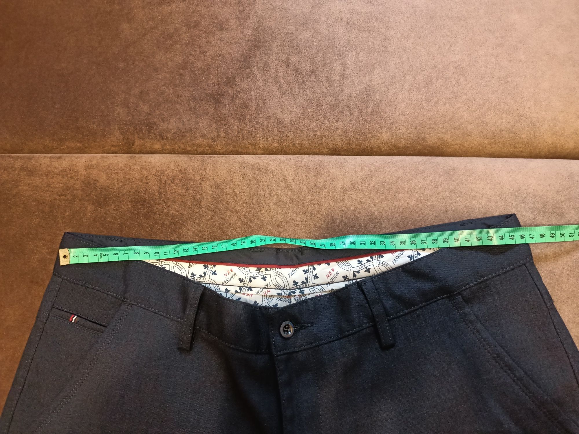 Eleganckie spodnie męskie garniturowe W37 L30
