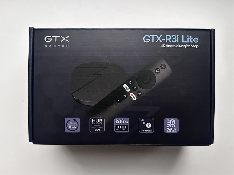 Медіаплеєр Geotex GTX-R3i Lite Android 10