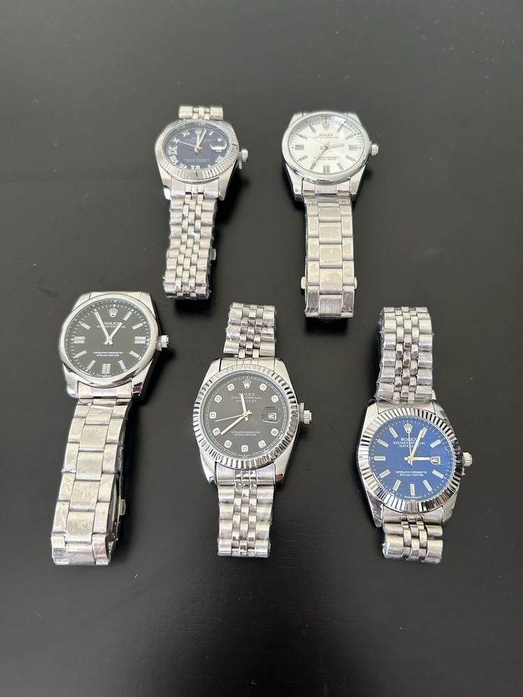 5 rolex novos embalados