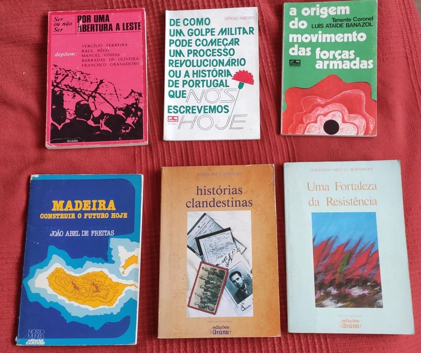 Livros revolucionários - 25 de Abril - luta política