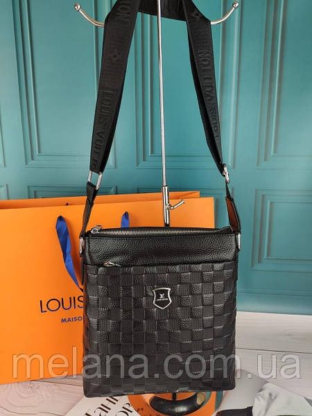 Кожаная мужская сумка Louis Vuitton Луи Витон ЛВ