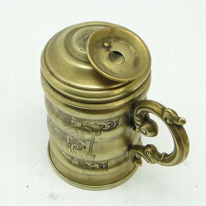 G2E Eklektyczna skarbonka z giloszowanymi wzorami