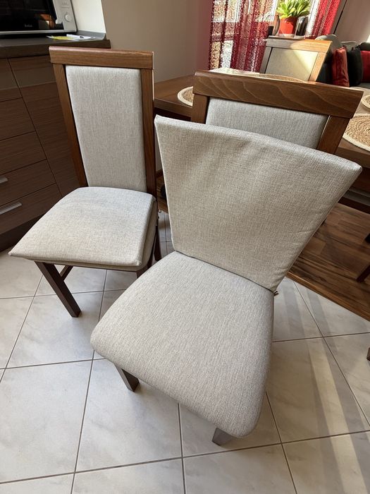 Krzesło tapicerowane 4 szt do kuchni jadalni