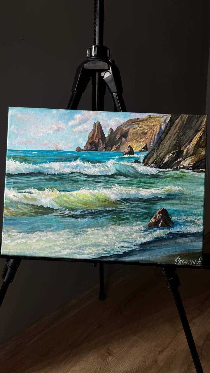 obraz olejny"Morze" 30*40