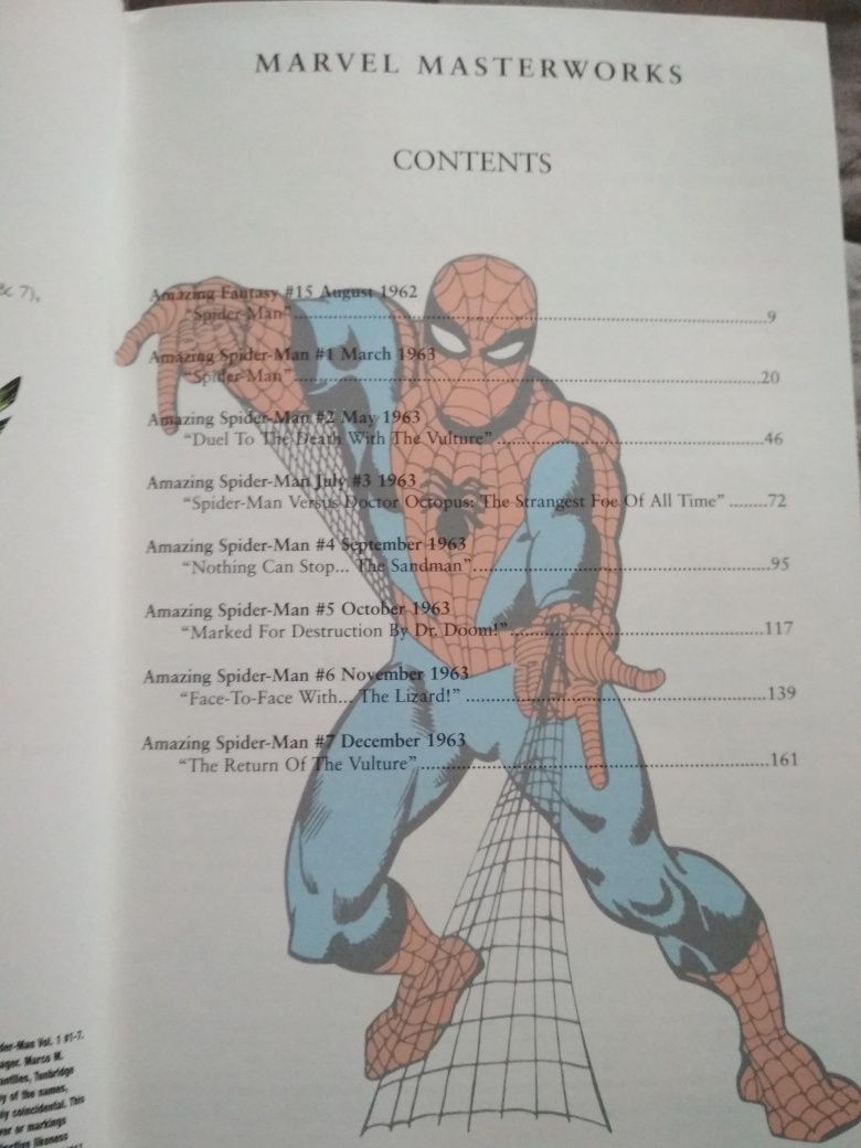 Marvel Masterworks Spider-Man Fantastic Four 5 LIVROS RAROS