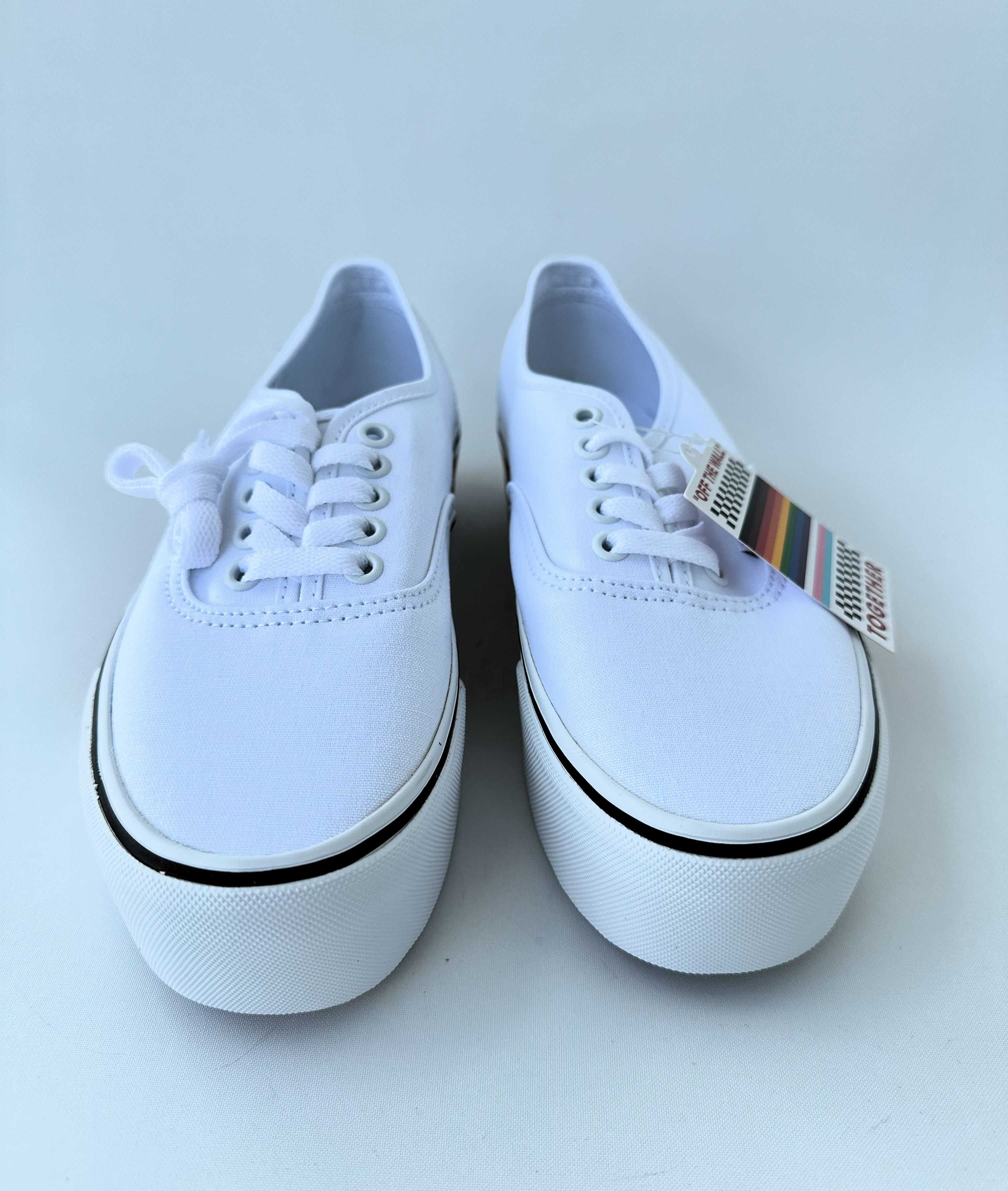 Buty Vans Pride Rainbow LGBT Białe Rozmiar 39 Białe Tęcza Skate