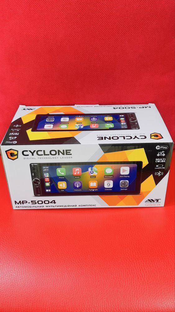 Автомагнітола Cyclone-5004/CARPLAY/6,9 Дюйма