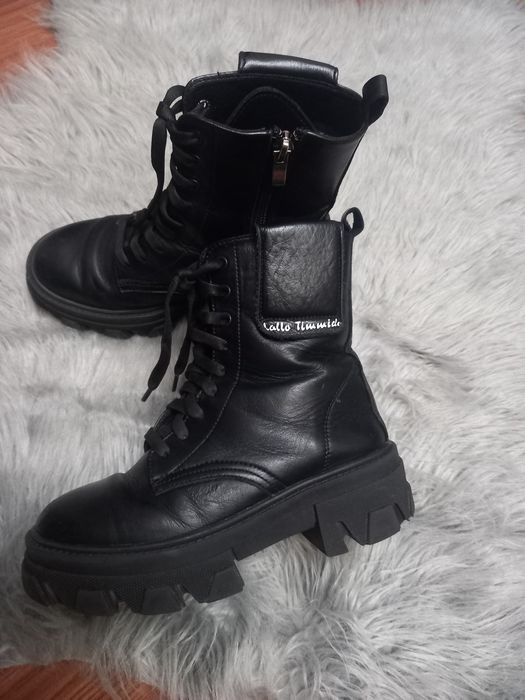 Зимові чобітки шкіряні