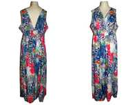 Emery Rose kwiaty maxi sukienka beach dress plus size boho hippie 4XL