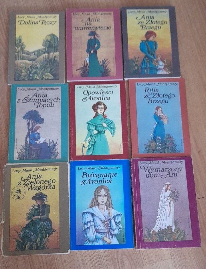 9 x Ania z zielonego wzgorza Stare wydanie