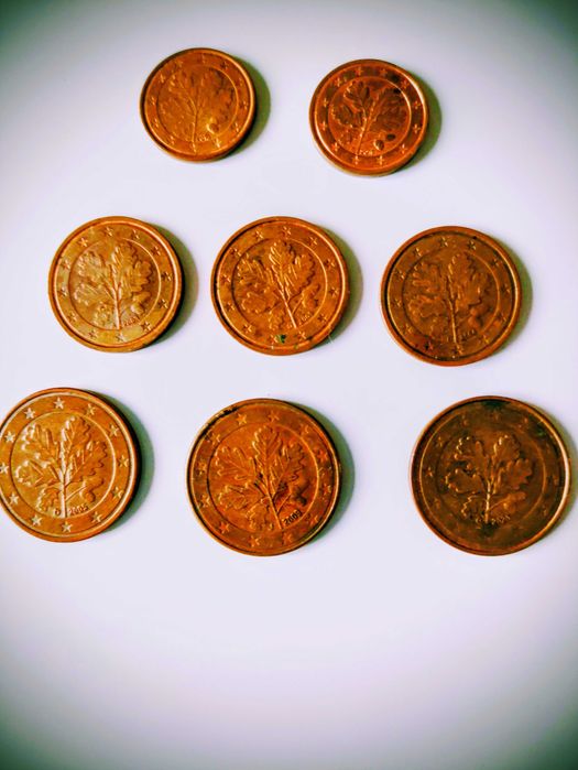 60 moedas Carvalho Alemão