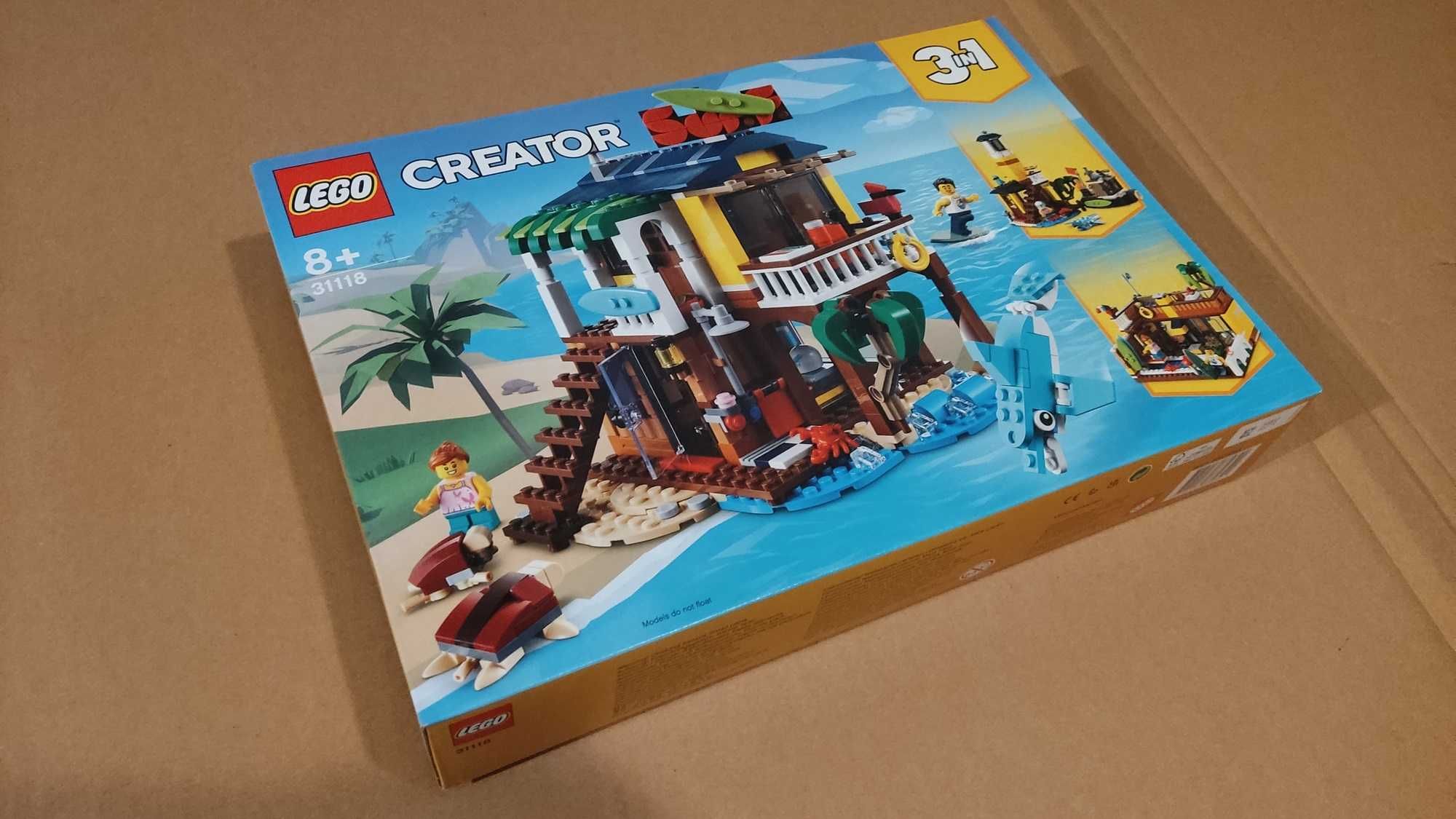 LEGO 31118 Creator 3w1 - Domek surferów na plaży